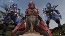 3D Animated Halo Niki3d Sangheili Sound // 1280x720 // 10.1MB // webm