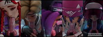 3D Animated Blender Brigitte_Lindholm D.Va Kiriko Overwatch Sombra Tracer // 1782x648, 5s // 3.2MB // mp4