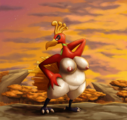 Ho-Oh_(Pokémon) Pokemon ole // 5553x5258 // 6.2MB // jpg