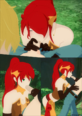 Necromalock Pyrrha_Nikos RWBY jaune_arc // 816x1156 // 518.9KB // jpg