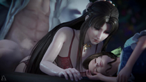 3D Animated Final_Fantasy_VII Final_Fantasy_VII_Remake Initial_A Young_Aerith_Gainsborough ifalna // 1920x1080, 20.5s // 8.4MB // mp4