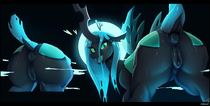 CatCouch My_Little_Pony_Friendship_Is_Magic Queen_Chrysalis // 8913x4484 // 1.5MB // jpg