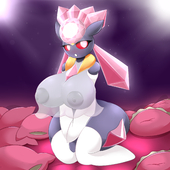 Diancie_(Pokémon) Pokemon elfdrago // 2000x2000 // 1.8MB // png