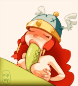 Animated Barbara Barbara_the_Barbarian Rayman_Legends nip-boy // 545x600 // 1.3MB // gif