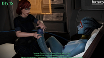 3D Asari Banap Blender Commander_Shepard Mass_Effect Samara // 3840x2160 // 2.0MB // jpg