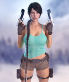 3D Lara_Croft Tomb_Raider phloki // 1000x1200 // 1.4MB // png
