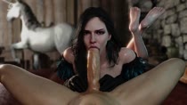 3D Animated Blender Pewposterous Sound The_Witcher_3:_Wild_Hunt Volkor Yennefer // 1280x720 // 4.3MB // mp4