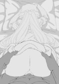 Animated Buckethead_ero Touhou_Project Yukari_Yakumo // 1240x1754 // 6.1MB // gif