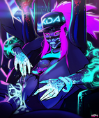 Akali KDA League_of_Legends andava // 3402x4082 // 6.1MB // jpg