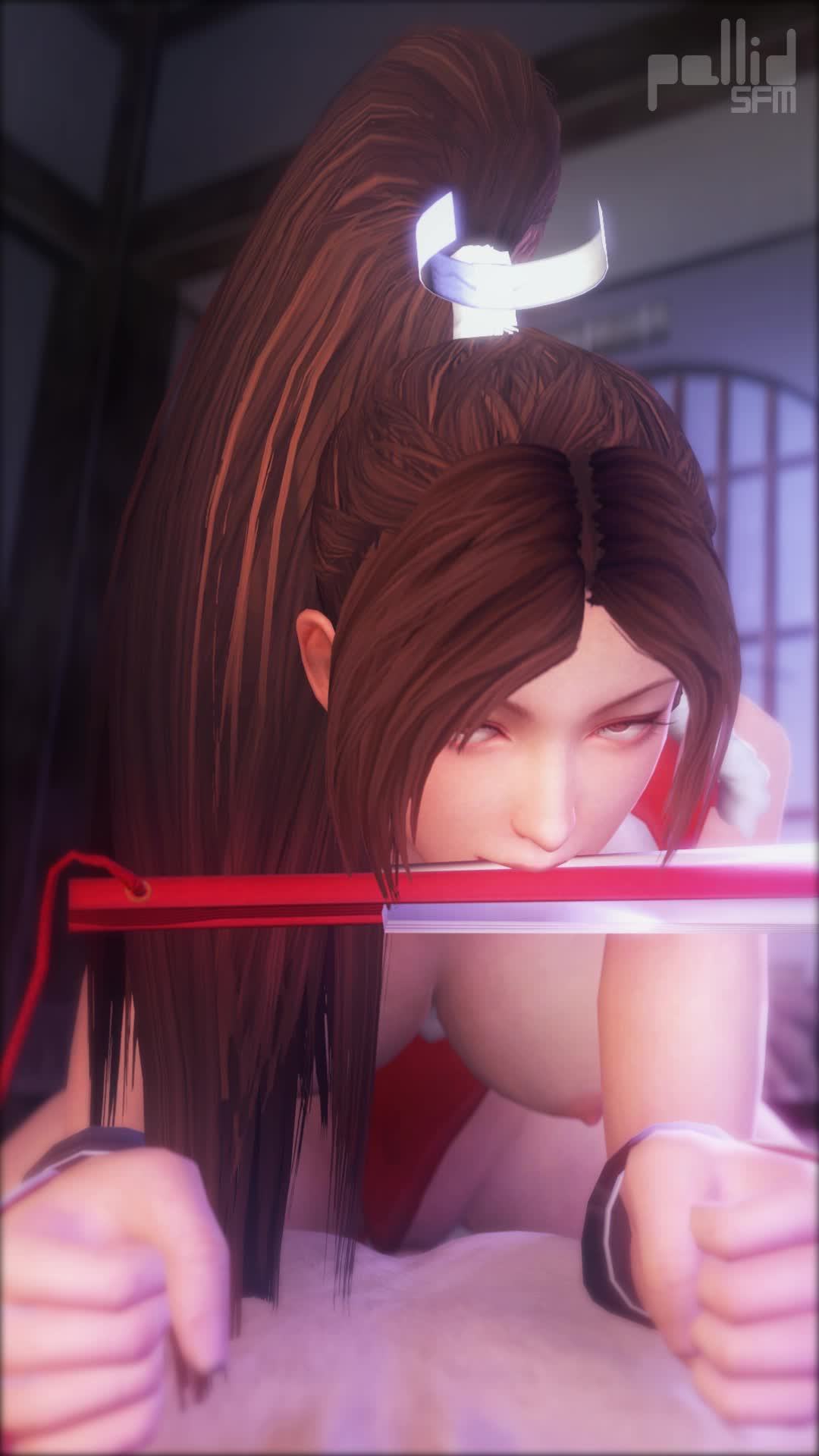 3D Animated Dead_or_Alive_5_Last_Round King_of_Fighters Mai_Shiranui Source_Filmmaker pallidsfm // 1080x1920 // 1.6MB // webm