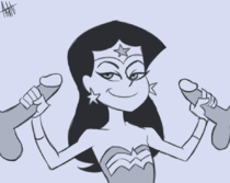 Animated AshesG DC_Comics Justice_League Wonder_Woman Young_Wonder_Woman // 928x736 // 666.2KB // gif