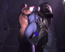 3D Animated Commander_Shepard Mass_Effect Quarian Rocketcat Source_Filmmaker Tali'Zorah_nar_Rayya // 1280x720 // 4.4MB // webm
