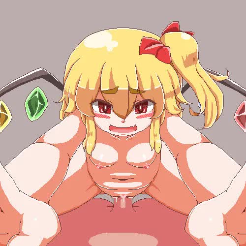 Animated Flandre_Scarlet Touhou_Project // 1x1 // 5.6MB // webm