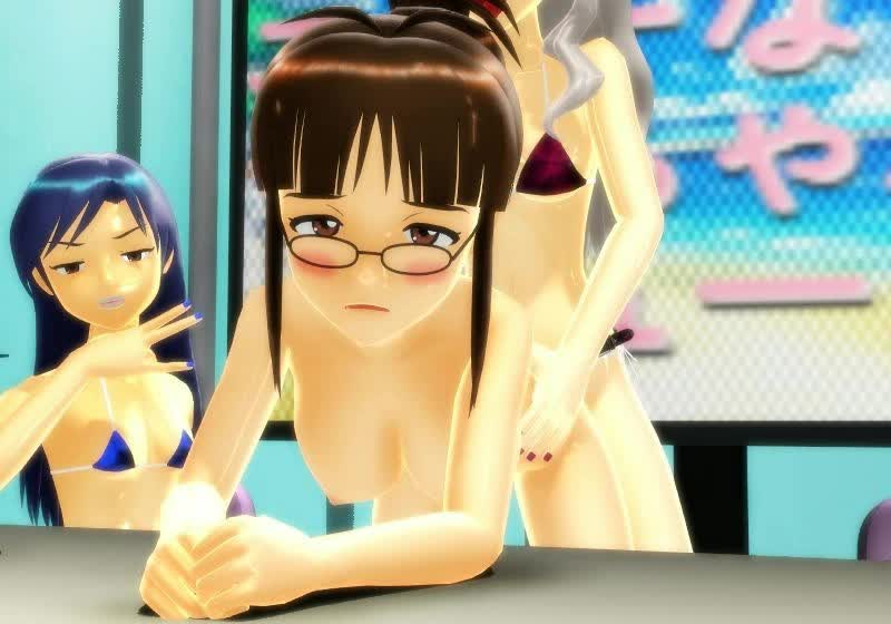 3D Animated MMD Ritsuko_Akizuki The_Idolmaster // 800x560 // 3.8MB // webm