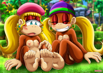 Dixie_Kong Donkey_Kong_(Game) Tiny_Kong fur34 // 1837x1300 // 847.5KB // jpg