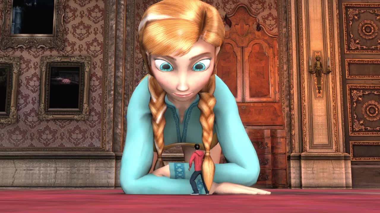 3D Animated Disney_(series) Frozen_(film) Nick Princess_Anna Source_Filmmaker donkboy webm // 1280x720 // 6.8MB // webm