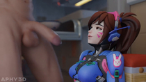 3D APHY3D Animated Blender D.Va Overwatch Sound // 1280x720, 56.3s // 4.4MB // mp4