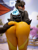 3D Overwatch Tracer currysfm // 1440x1920 // 3.7MB // png