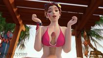 3D Animated Blender D.Va GrandCupido Overwatch Sound // 1280x720, 15.1s // 14.8MB // webm
