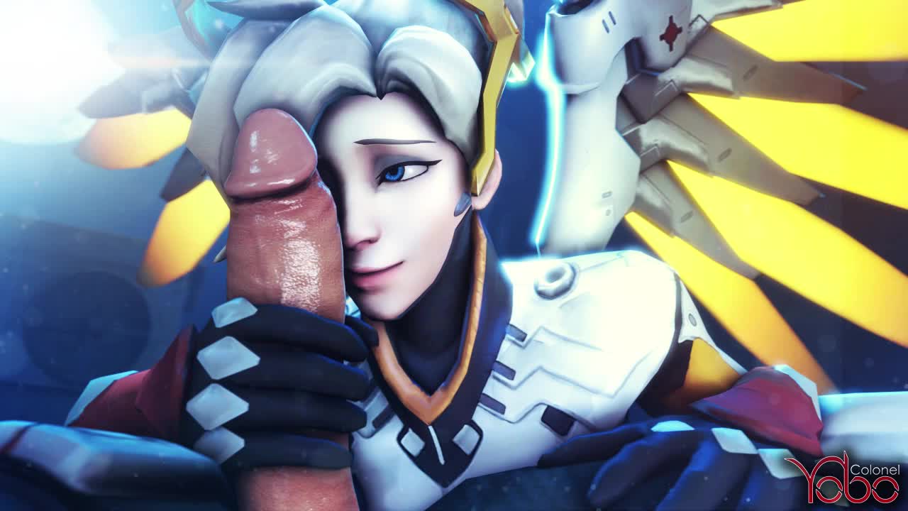 3D Animated Mercy Overwatch Source_Filmmaker colonelyobo // 1280x720 // 6.2MB // webm