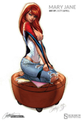 J_Scott_Campbell Marvel_Comics Mary_Jane_Watson Spider-Man dangergirlfan // 736x1068 // 342.2KB // jpg