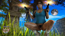 3D Darkcet Lara_Croft Source_Filmmaker Tomb_Raider // 2000x1125 // 3.5MB // png