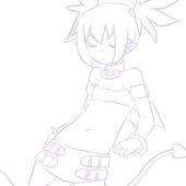 Animated Aogami Disgaea Etna // 385x385 // 1.9MB // gif