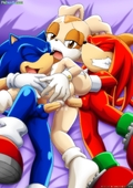 Adventures_of_Sonic_the_Hedgehog Cream_the_Rabbit Knuckles_the_Echidna PalComix Sonic_The_Hedgehog // 3510x4961 // 1.7MB // jpg