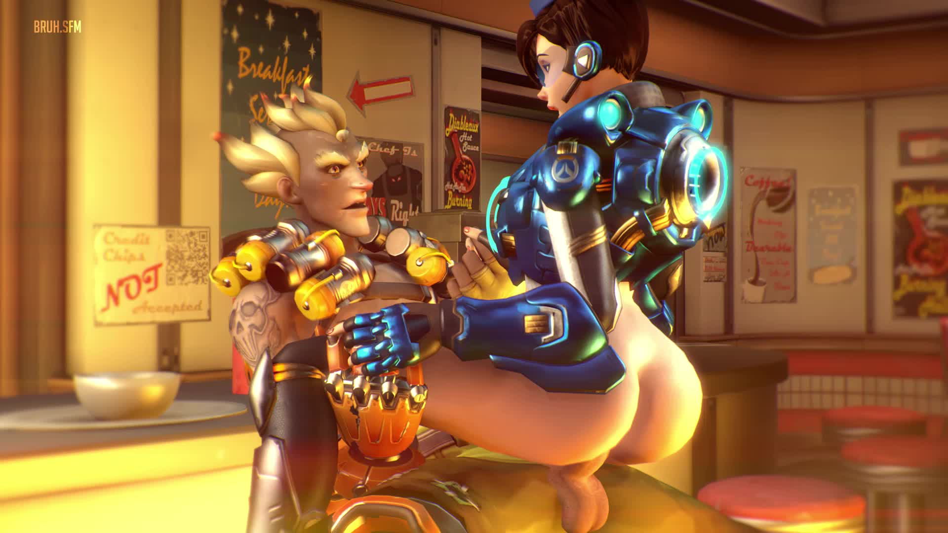 3D Animated Junkrat Overwatch Source_Filmmaker Tracer bruh-sfm // 1920x1080 // 1.7MB // webm