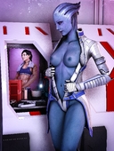 3D Asari Asarimaniac Commander_Shepard Femshep Liara_T'Soni Mass_Effect // 2250x3000 // 1.3MB // jpg