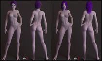 3D Mass_Effect Quarian Tali'Zorah_nar_Rayya XNALara vittorio // 3000x1800 // 2.3MB // jpg