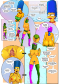 Marge_Simpson Milhouse_Van_Houten The_Simpsons the_gift // 850x1202 // 957.5KB // png