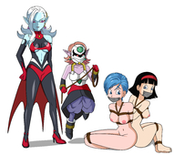 Bulma_Brief Dragon_Ball Dragon_Ball_Super Supreme_Kai_of_Time Towa Videl // 3926x3296 // 2.3MB // jpg