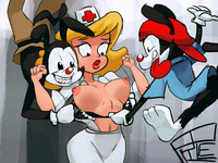 Animaniacs Hello_Nurse Wakko_Warner Yakko_Warner // 500x375 // 79.2KB // jpg