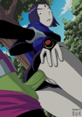 Animated Beast_Boy Incognitymous Raven Sijix Teen_Titans // 707x1000 // 2.3MB // gif