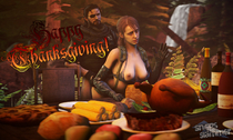 3D Holiday Metal_Gear_Solid Quiet Source_Filmmaker Thanksgiving snippstheslammer // 1683x1011 // 4.1MB // png
