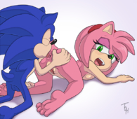 Adventures_of_Sonic_the_Hedgehog Amy_Rose Sonic_The_Hedgehog TheOtherHalf // 855x745 // 365.8KB // png