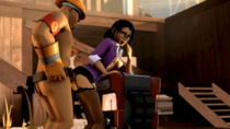 3D Animated Engineer Miss_Pauling Source_Filmmaker Team_Fortress_2 // 480x270 // 1.7MB // gif