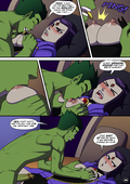 Beast_Boy Incognitymous Raven Teen_Titans // 2480x3507 // 2.1MB // png