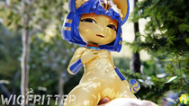 3D Animal_Crossing Animated Ankha Blender Sound Wigfritter // 1280x720, 21.6s // 3.5MB // mp4