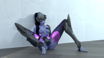 3D Blender Overwatch Widowmaker reelaysfm // 1536x864 // 1.2MB // png