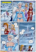 Comic Crossover Disney_(series) Elsa_the_Snow_Queen FrozenParody.com Frozen_(film) Princess_Anna Rapunzel Tangled // 1132x1600 // 1.1MB // jpg