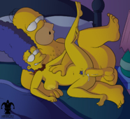 Homer_Simpson Marge_Simpson The_Simpsons // 1500x1374 // 603.6KB // png
