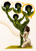 Marvel_Comics Rogue_(X-Men) She-Hulk_(Jennifer_Walters) Thirstastic X-Men X-Men_Evolution // 1725x2440 // 2.2MB // jpg