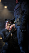 3D Batman_(Bruce_Wayne) Batman_Arkham_Knight Catwoman DC_Comics Source_Filmmaker Xentho // 1210x2160 // 1.4MB // jpg