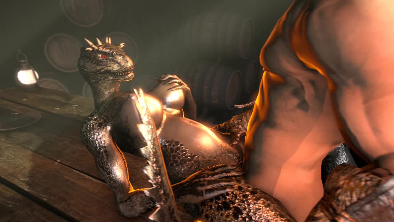 Animated Argonian Dovahkiin Source_Filmmaker The_Elder_Scrolls_V:_Skyrim sfmfuntime // 1280x720 // 3.2MB // webm