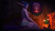 3D Alvarina Night_Elf World_of_Warcraft // 1280x720 // 687.9KB // png