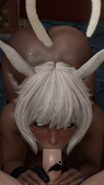 3D Animated Blender Final_Fantasy_(series) LazyProcrastinator Miqo'te Y'shtola_Rhul // 720x1280, 60s // 24.4MB // webm