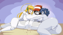 Animated Cave_Story Curly_Brace Quote Zedrin // 600x338 // 190.8KB // gif