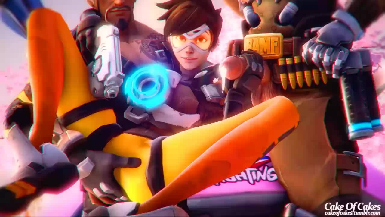 3D Animated Overwatch Source_Filmmaker Tracer cakeofcakes // 1280x720 // 1.4MB // webm